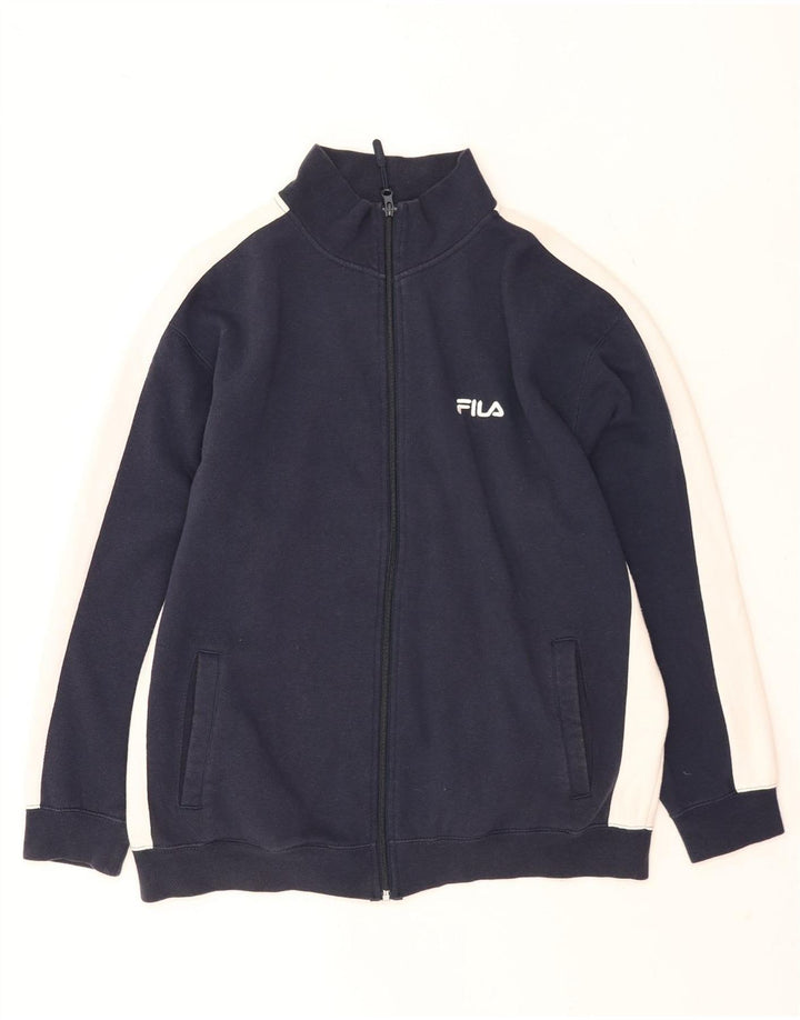Ανδρική φόρμα Fila Top Jacket Μεγάλο μπλε ναυτικό χρώμα, βαμβακερό