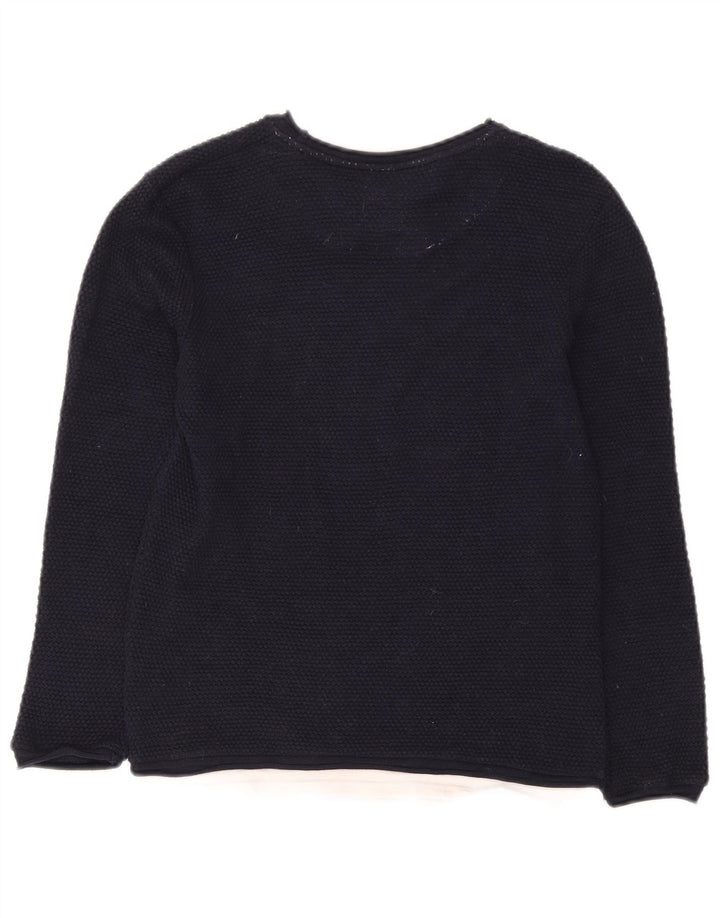 Ανδρικό πουλόβερ Zara Crew Neck Jumper Medium Navy Blue
