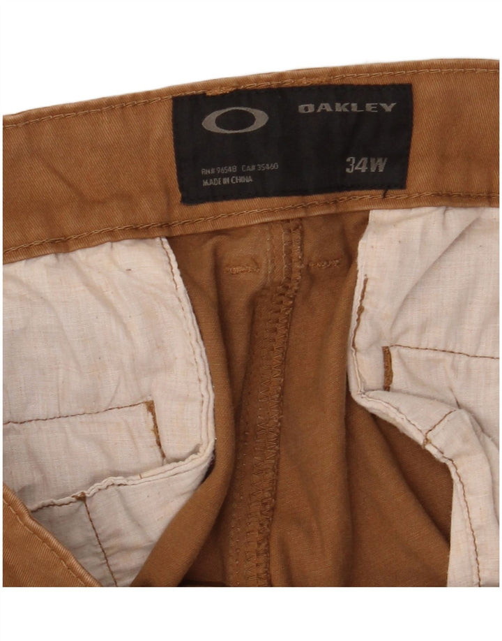 Ανδρικό ίσιο παντελόνι Chino Oakley W34 L33 Καφέ
