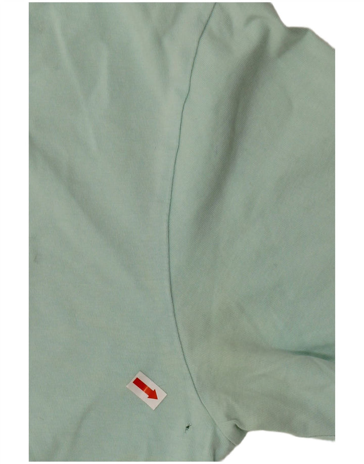 Γυναικείο γραφικό μπλουζάκι NEW BALANCE Top UK 14 Μεσαίο πράσινο βαμβακερό