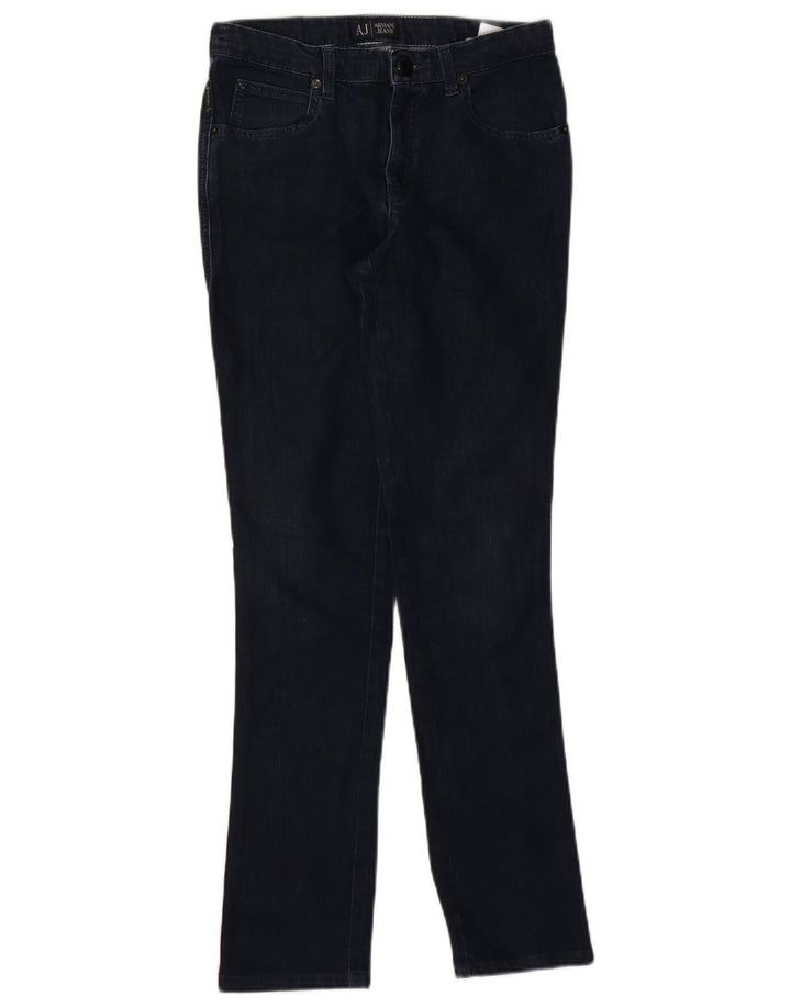 Armani Γυναικείο Slim Jeans W30 L29 Navy Blue Cotton