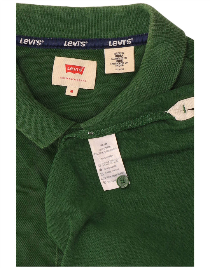 Ανδρικό πουκάμισο πόλο Levi's Μεσαίο πράσινο βαμβακερό