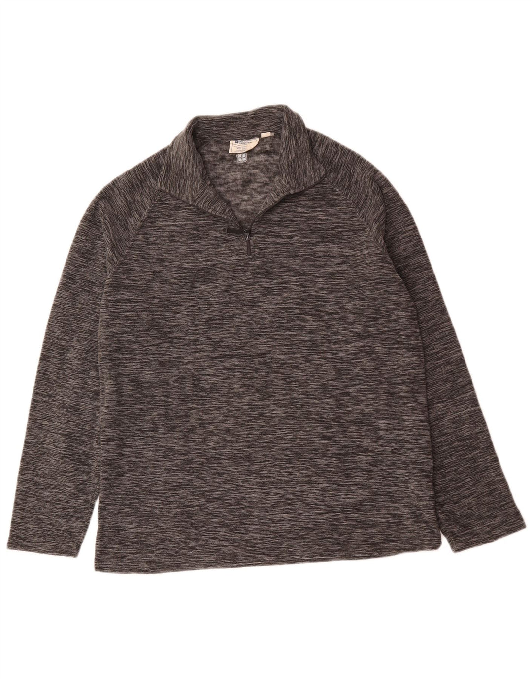 Ανδρική αποθήκη Mountain Warehouse με φερμουάρ Fleece Jumper Μεγάλο γκρι πολυεστέρας