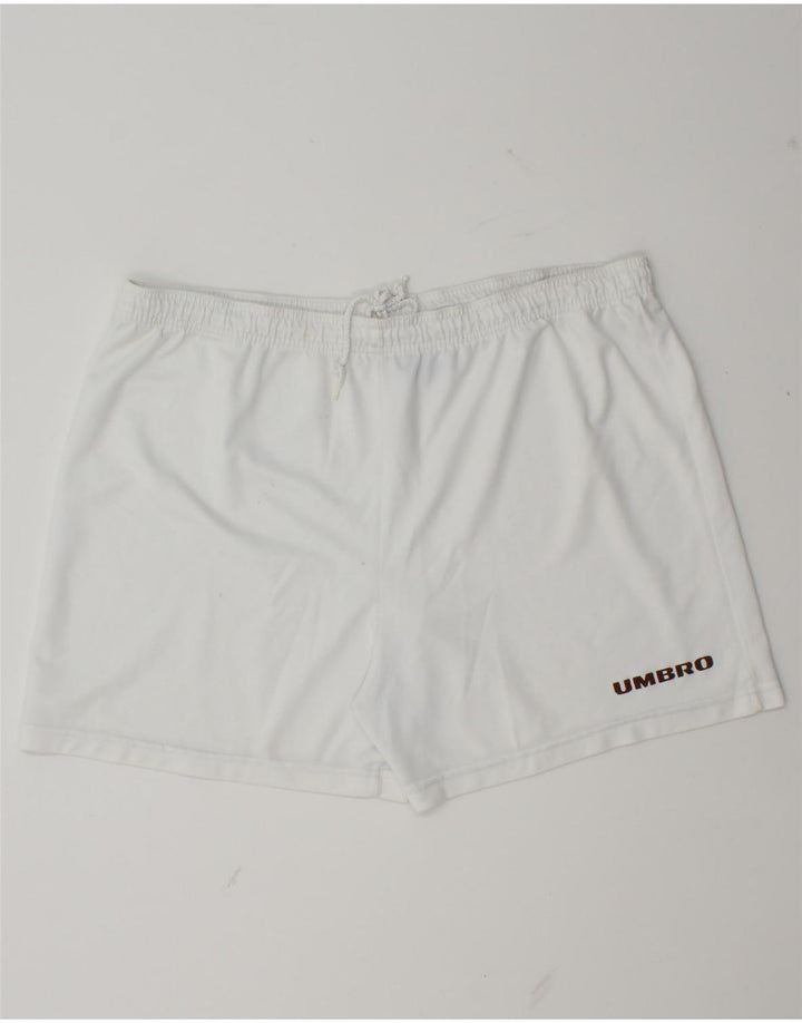 Ανδρικό αθλητικό σορτς Umbro XL Λευκό πολυεστέρα