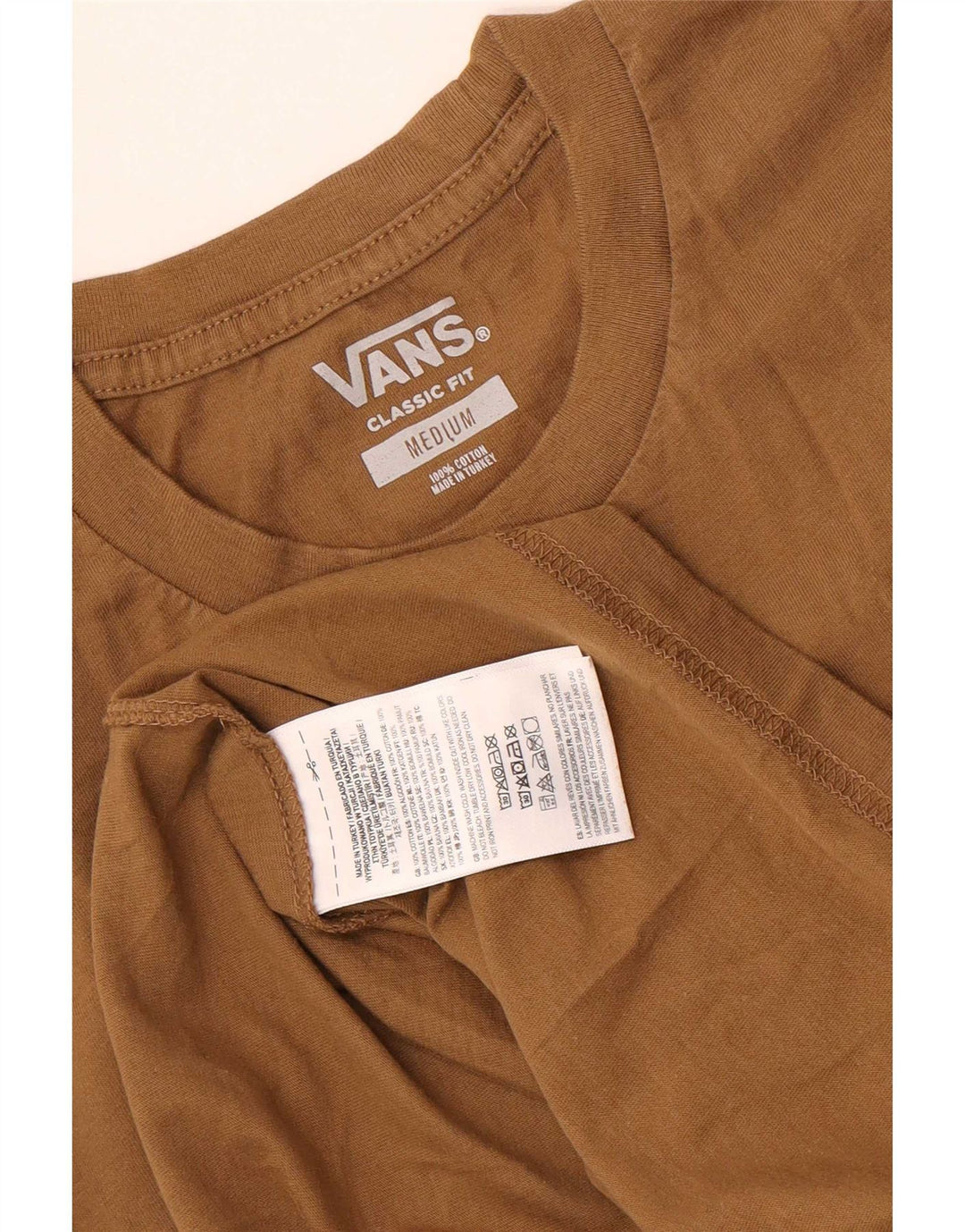 Ανδρικό T-Shirt Vans Classic Fit Top μεσαίο μπεζ βαμβακερό