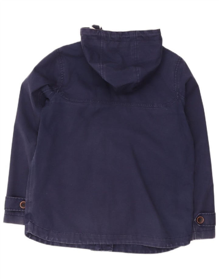 Joules Γυναικείο Αδιάβροχο με κουκούλα UK 12 Medium Navy Blue Cotton
