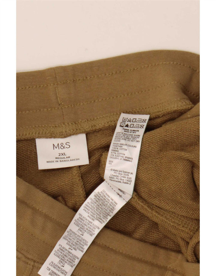 Ανδρική αθλητική φόρμα Marks & Spencer 2XL Βαμβακερή Μπεζ