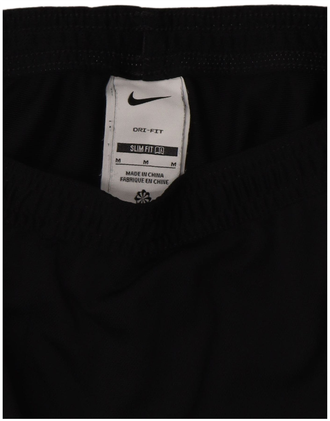 Ανδρικές φόρμες Nike Dri Fit Slim Fit Παντελόνια μεσαίου μαύρου πολυεστέρα