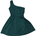 WAREHOUSE Γυναικείο φόρεμα με έναν ώμο UK 8 Small Green Polyester