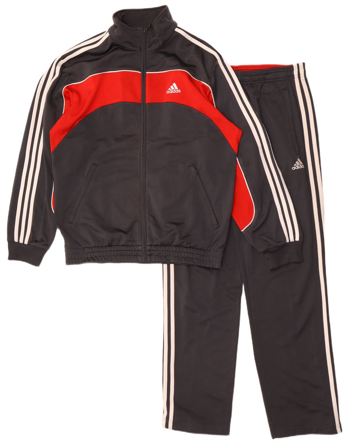 Ανδρική φόρμα Adidas UK 36/38 Small Grey Colourblock Polyester