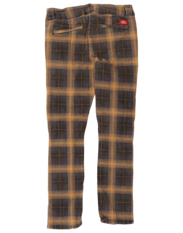 Ανδρικό παντελόνι Dickies Slim Chino US 5 Medium W27 L27 Blue Check Cotton