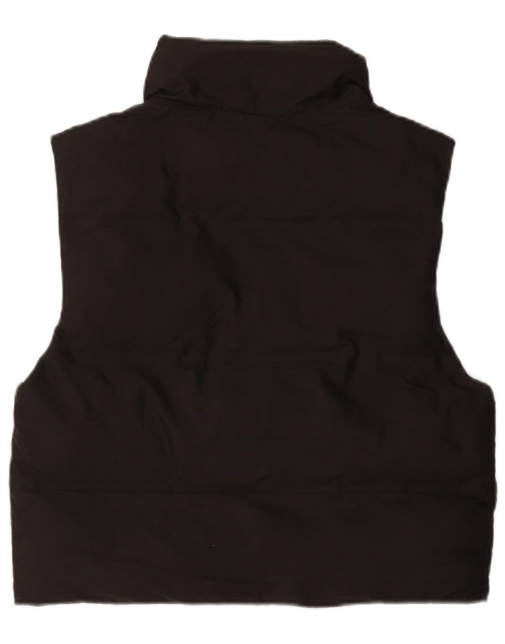 Zara Γυναικείο Oversized Gilet UK 6 XS Μαύρο Πολυεστέρας