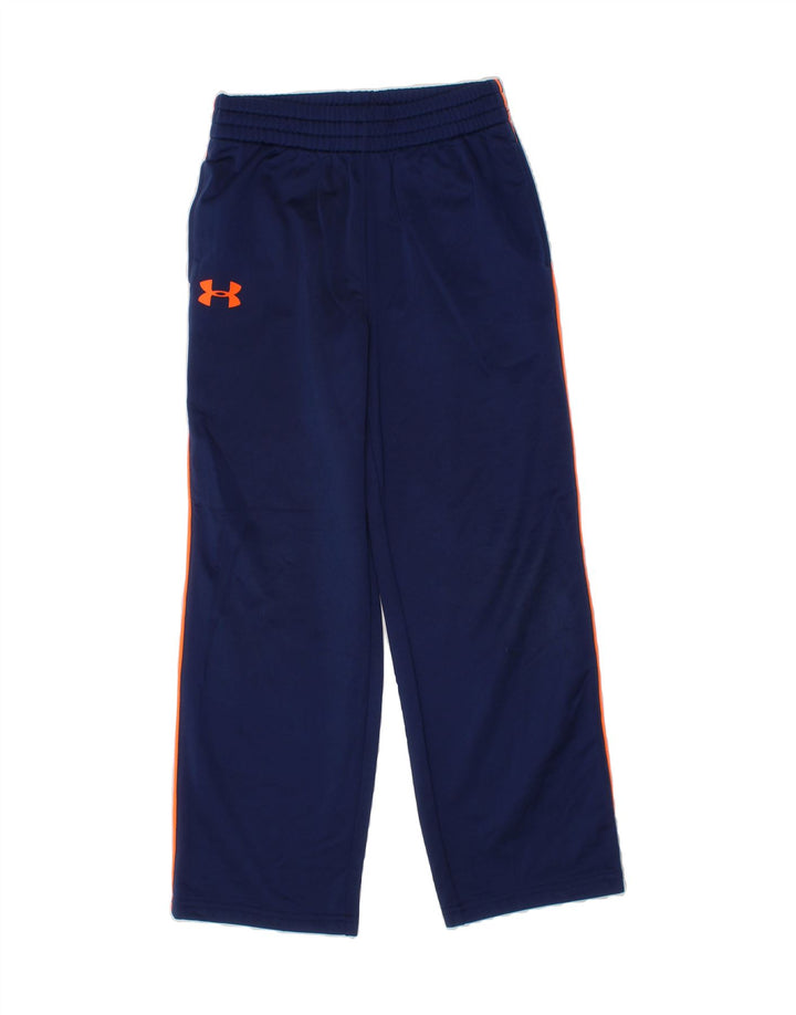 UNDER ARMOUR Girls Tracksuit Trousers 5-6 Years  Navy Blue Polyester Vintage Under Armour and Second-Hand Under Armour from Messina Hembry 