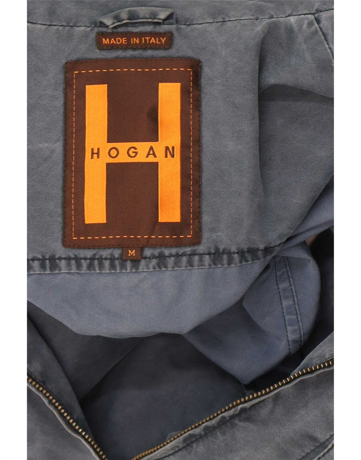 Hogan Mens Utility Jacket UK 38 Medium Navy Blue