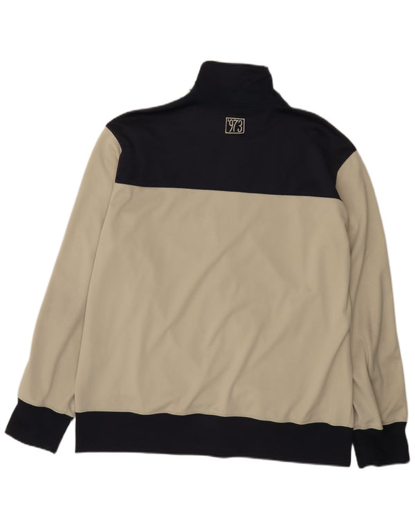 Ανδρική φόρμα Lotto Top Jacket 2XL Beige Colourblock Polyester