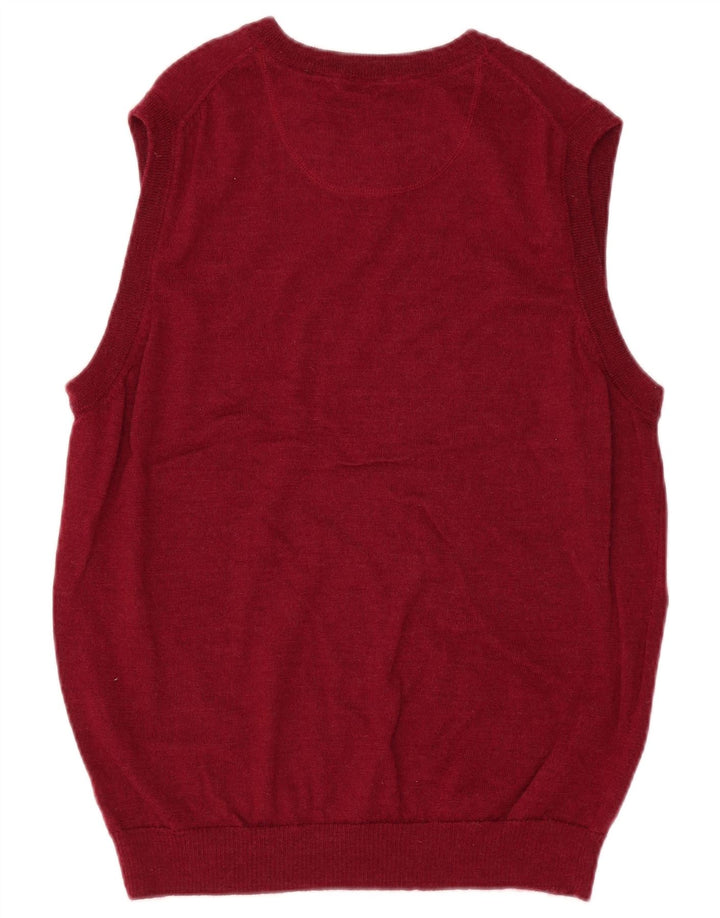 Orvis ανδρικό γιλέκο Tank Top Μεσαίο μπορντό μαλλί Merino
