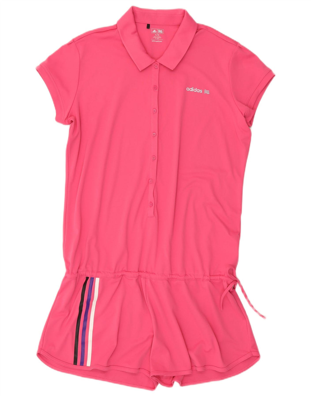 Adidas Γυναικείο Playsuit UK 18 XL Pink Polyester