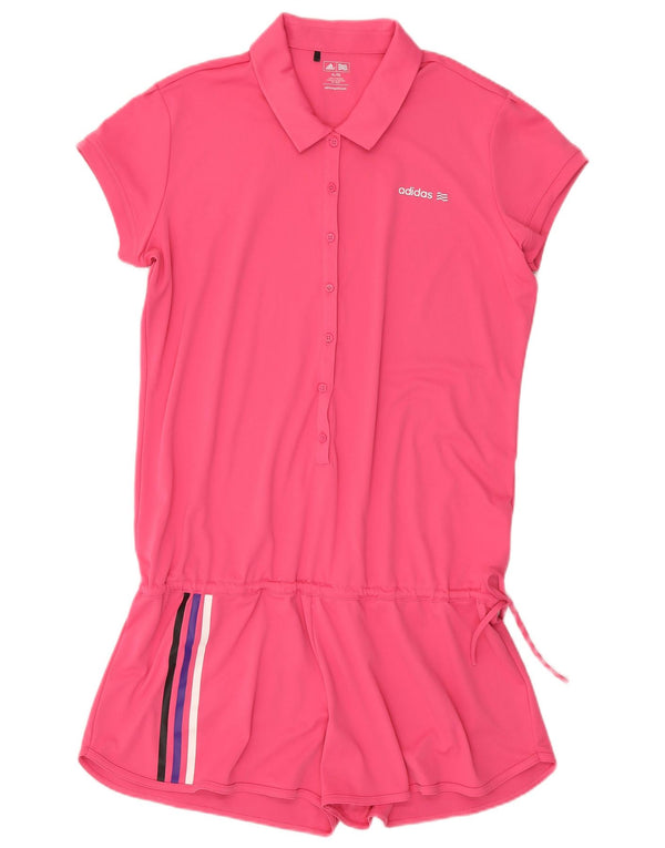 Adidas Γυναικείο Playsuit UK 18 XL Pink Polyester