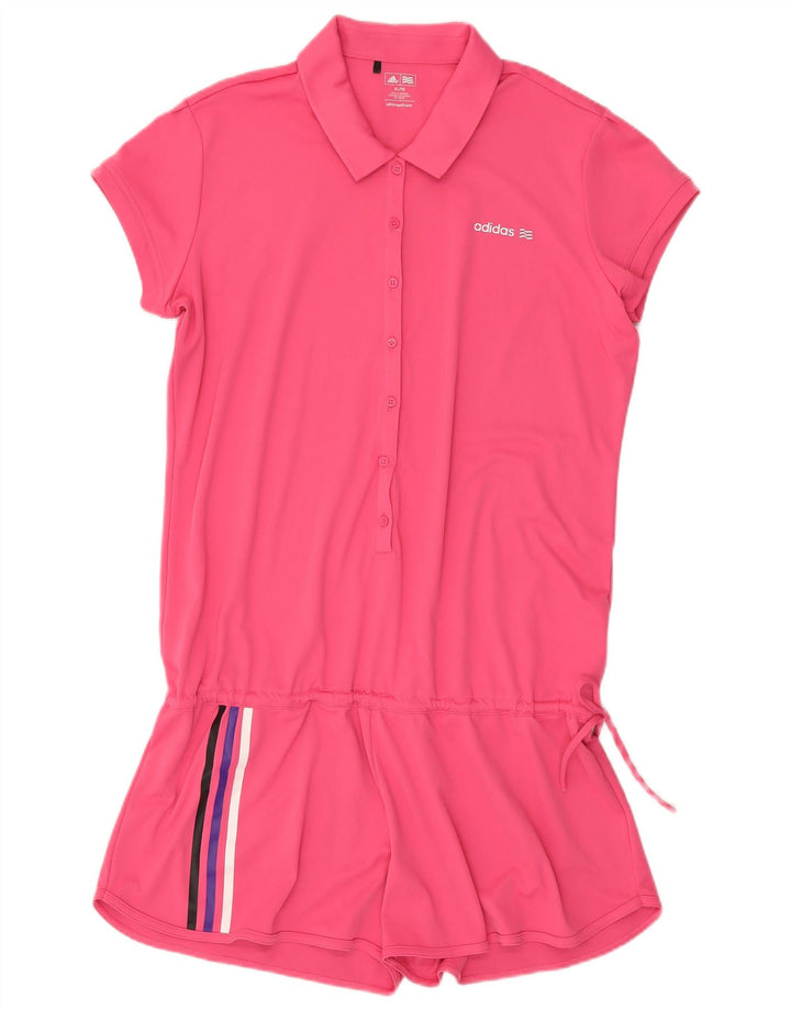 Adidas Γυναικείο Playsuit UK 18 XL Pink Polyester