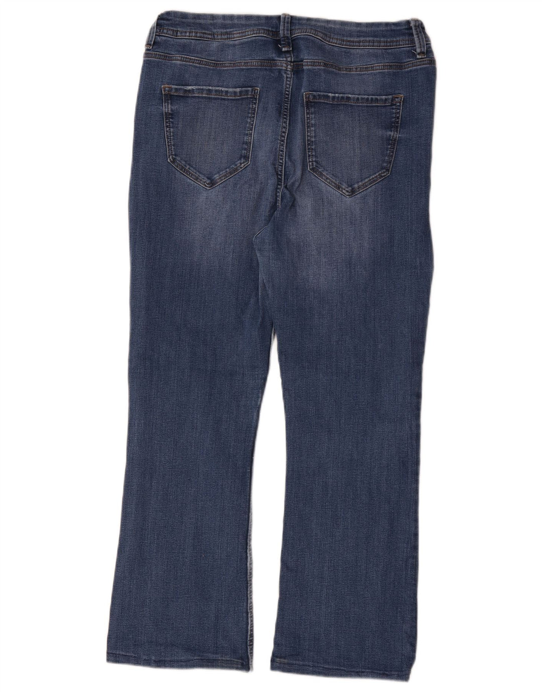 Marks & Spencer Γυναικεία Bootcut Jeans W32 L26 Blue Cotton