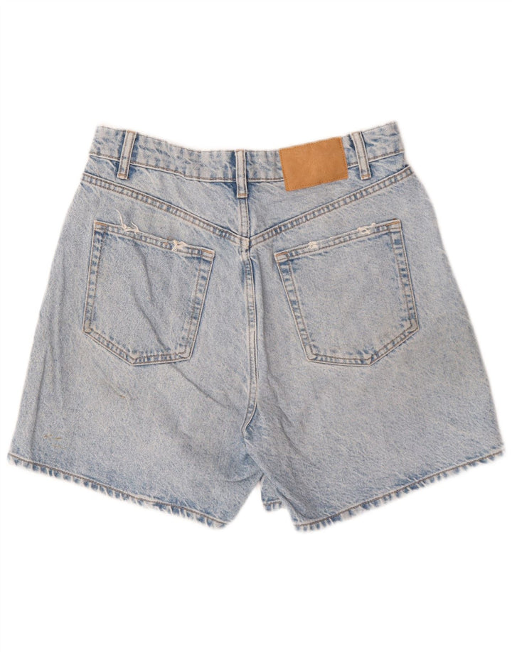 Zara Γυναικείο τζιν σορτς EU 40 Medium W30 Μπλε βαμβακερό
