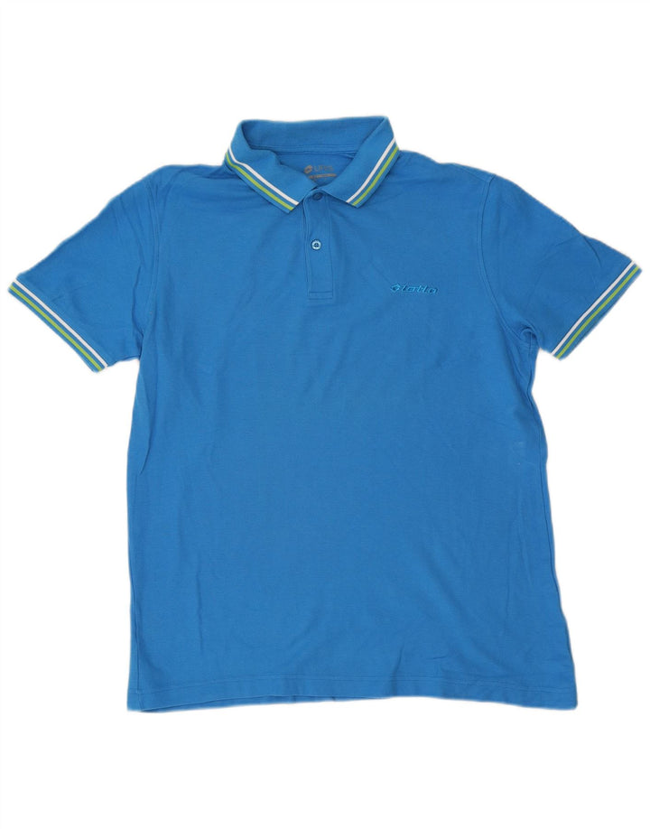 Lotto Mens Life's Polo πουκάμισο μεγάλο μπλε