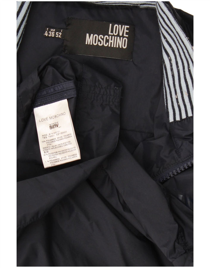 Ανδρική φόρμα Moschino Top Jacket IT 52 Large Navy Blue Polyamide