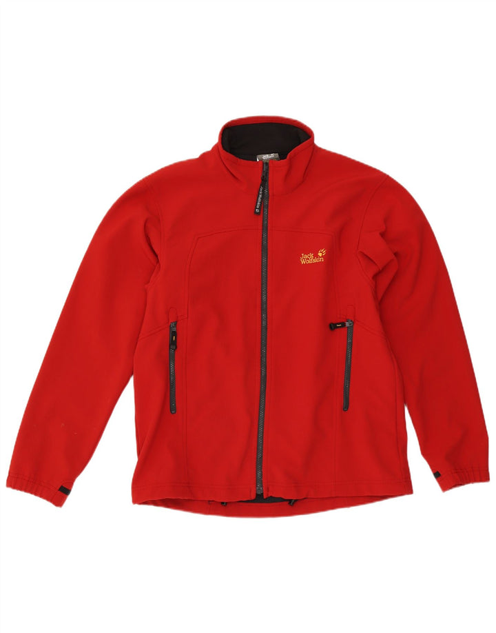 Ανδρική φόρμα Jack Wolfskin Top Jacket UK 40/42 μεγάλο κόκκινο πολυεστέρα