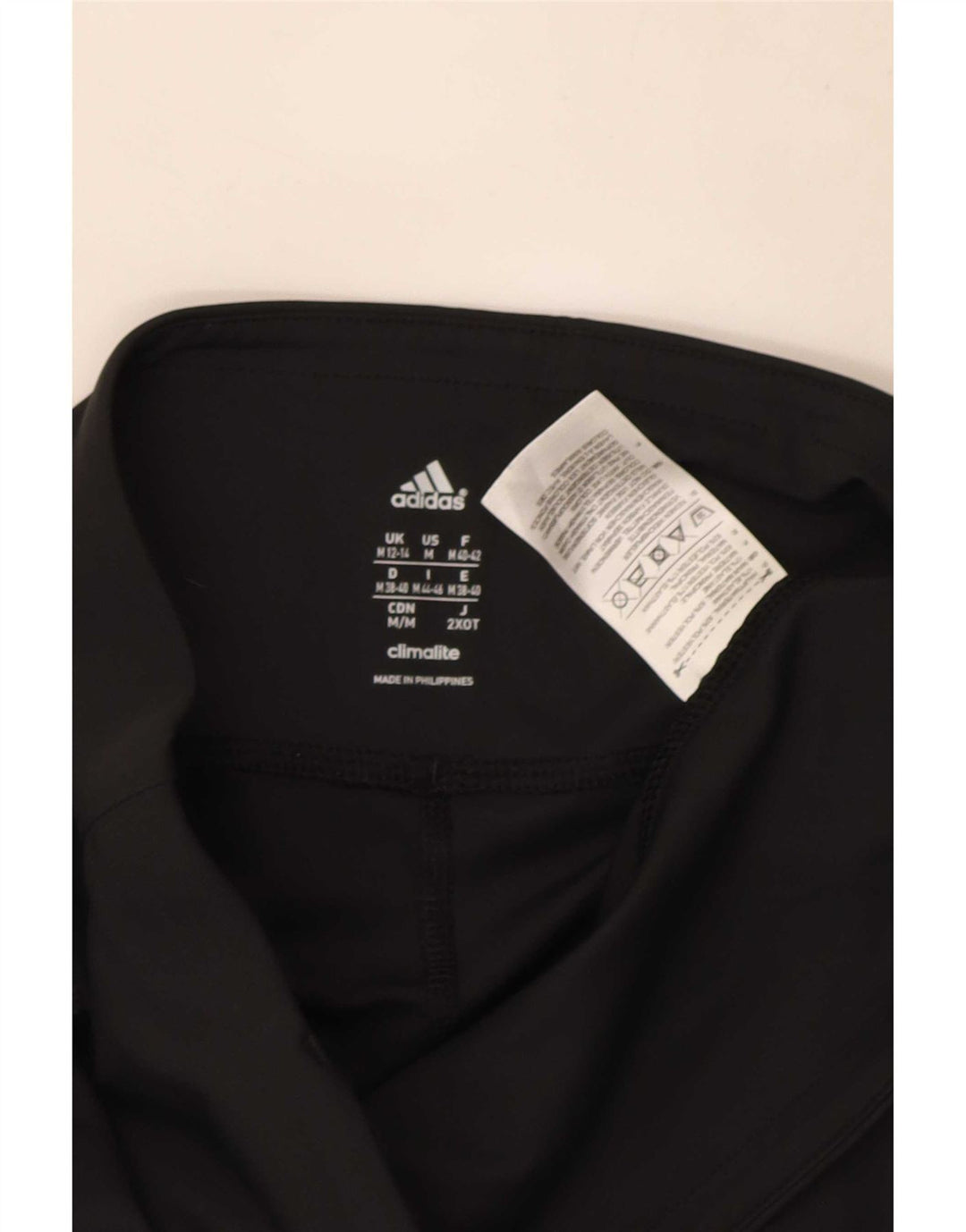 Adidas Γυναικεία κολάν Capri Climalite UK 12/14 Μεσαίο μαύρο πολυεστέρα