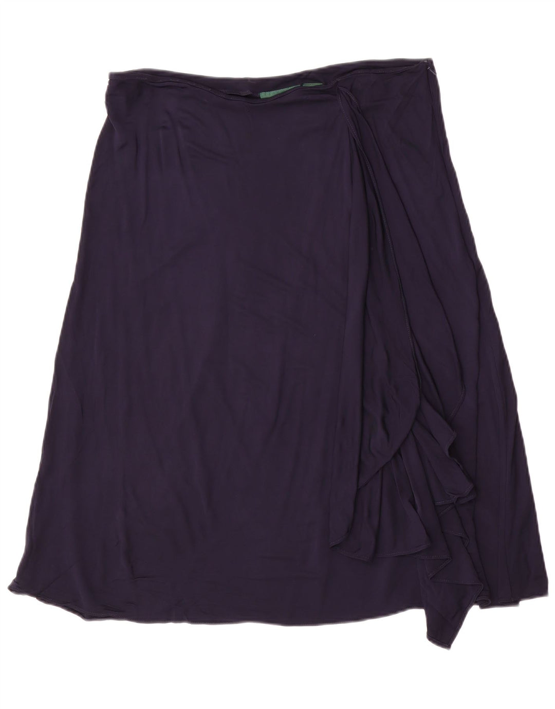 Ralph Lauren Γυναικεία φούστα A-Line μεγάλη W36 Navy Blue Rayon