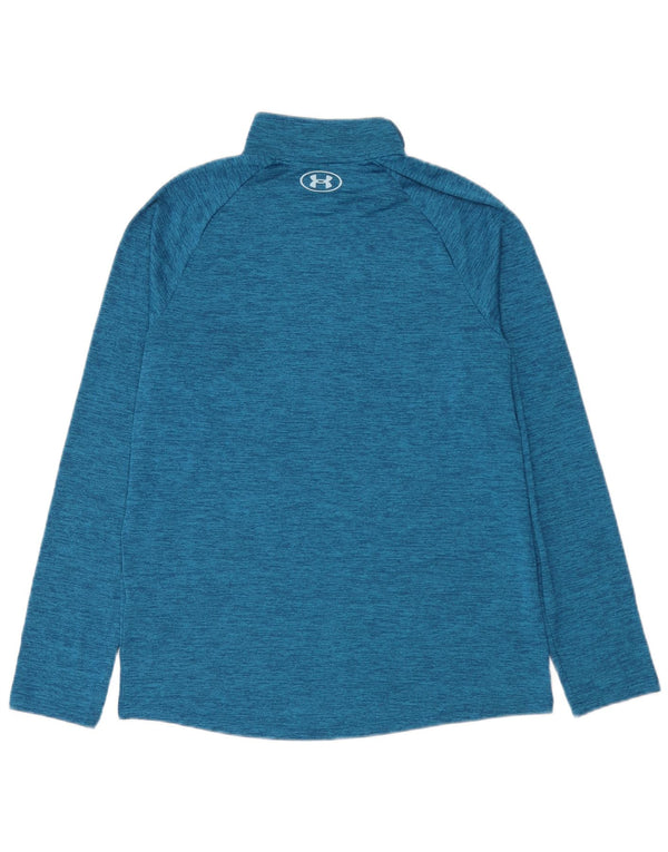 Ανδρική φόρμα πουλόβερ με φερμουάρ Under Armour Top Medium Blue Flecked