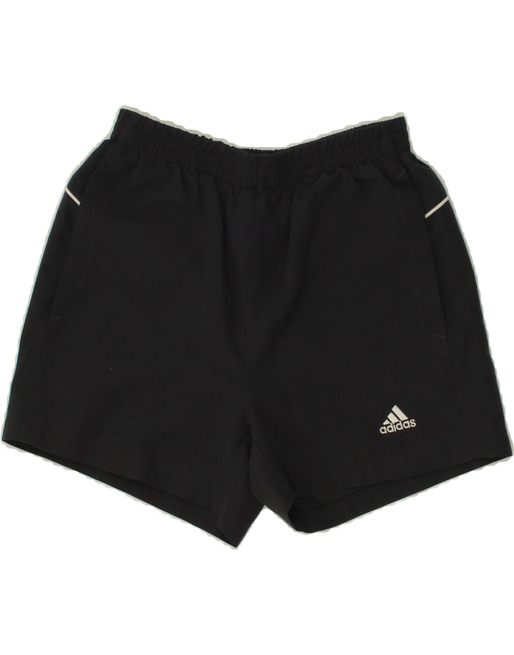 ADIDAS Boys Sport Shorts 9-10 Years  Black Polyester Vintage Adidas and Second-Hand Adidas from Messina Hembry 