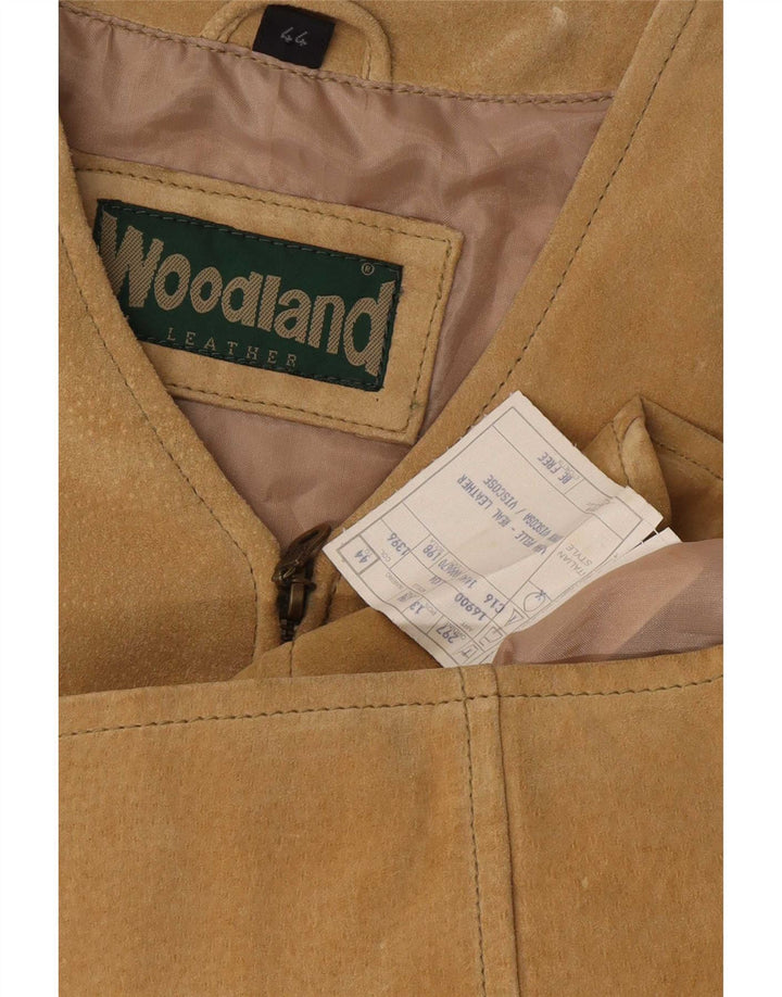 Woodland Γυναικείο Suede Gilet IT 44 Medium Beige Leather