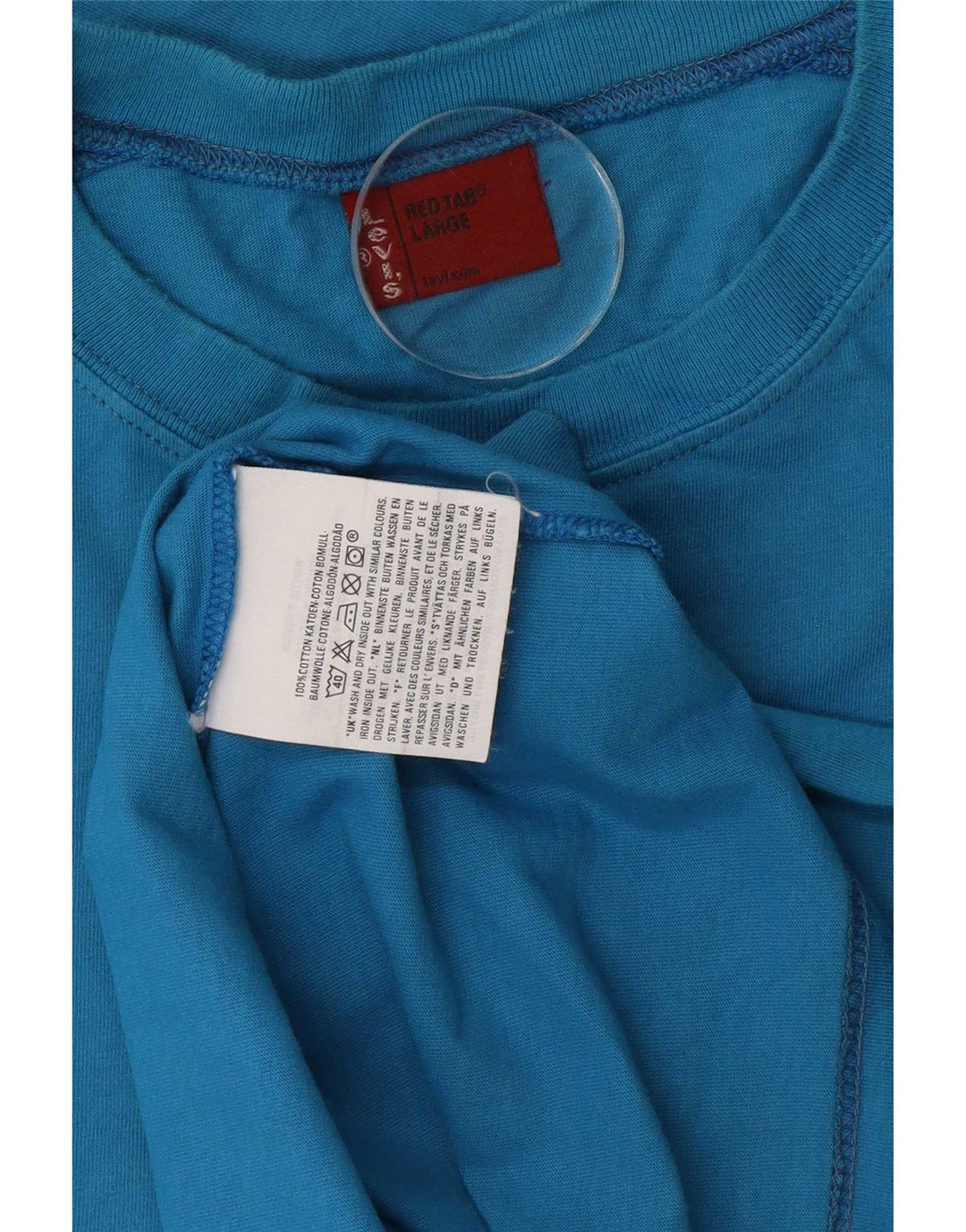 Ανδρικό γραφικό τοπ Levi's μακρυμάνικο μεγάλο μπλε χρώμα, βαμβακερό