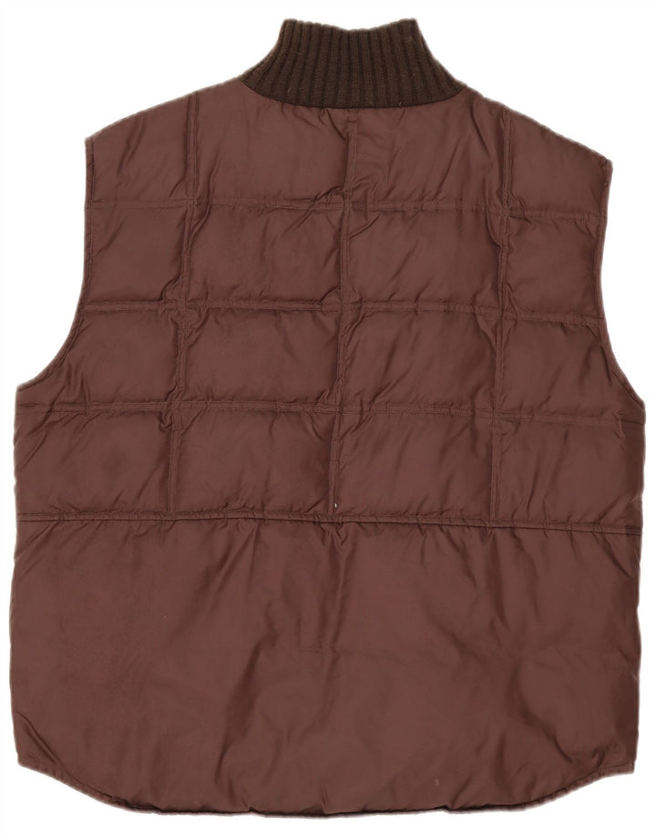 Vintage Ανδρικό Gilet UK 40 Large Brown