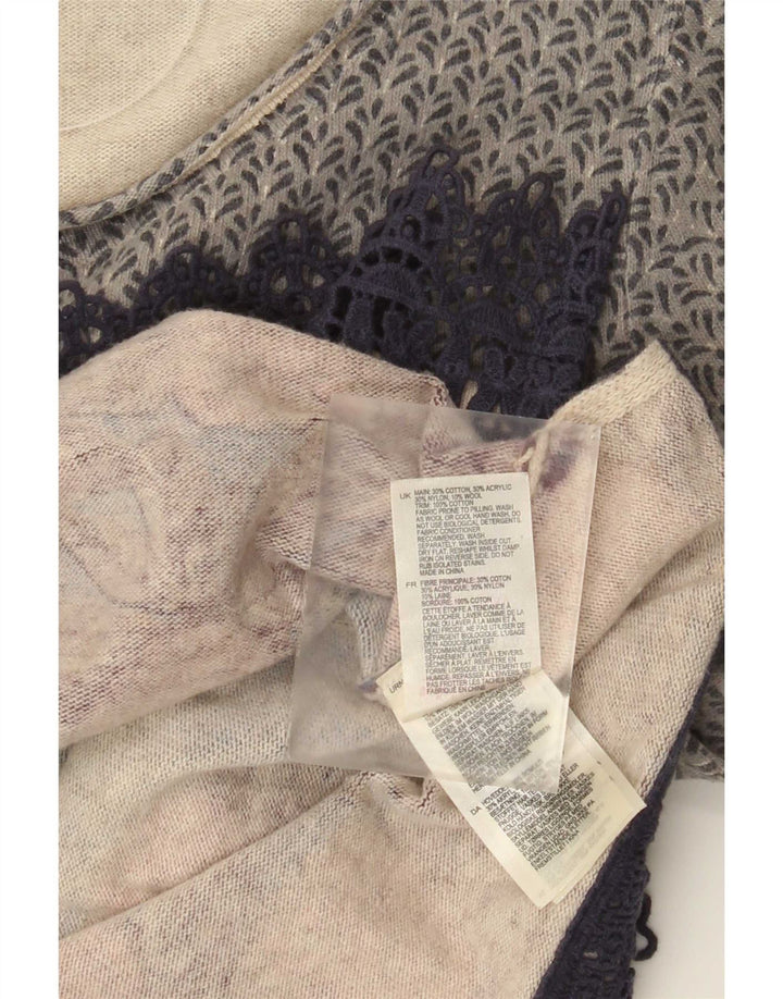 White Stuff Γυναικείο πουλόβερ με λαιμόκαυστο UK 10 Small πολύχρωμο