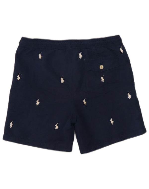 Polo Ralph Lauren Boys γραφικά σορτς κολύμβησης 10-11 ετών Navy Blue