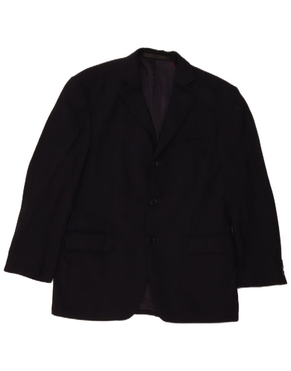 Marks & Spencer Ανδρικό μπλέιζερ με 3 κουμπιά μπουφάν UK 38 Medium Navy Blue New Wool