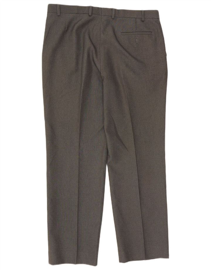 Ανδρικό ίσιο παντελόνι Marks & Spencer W38 L33 Grey Polyester