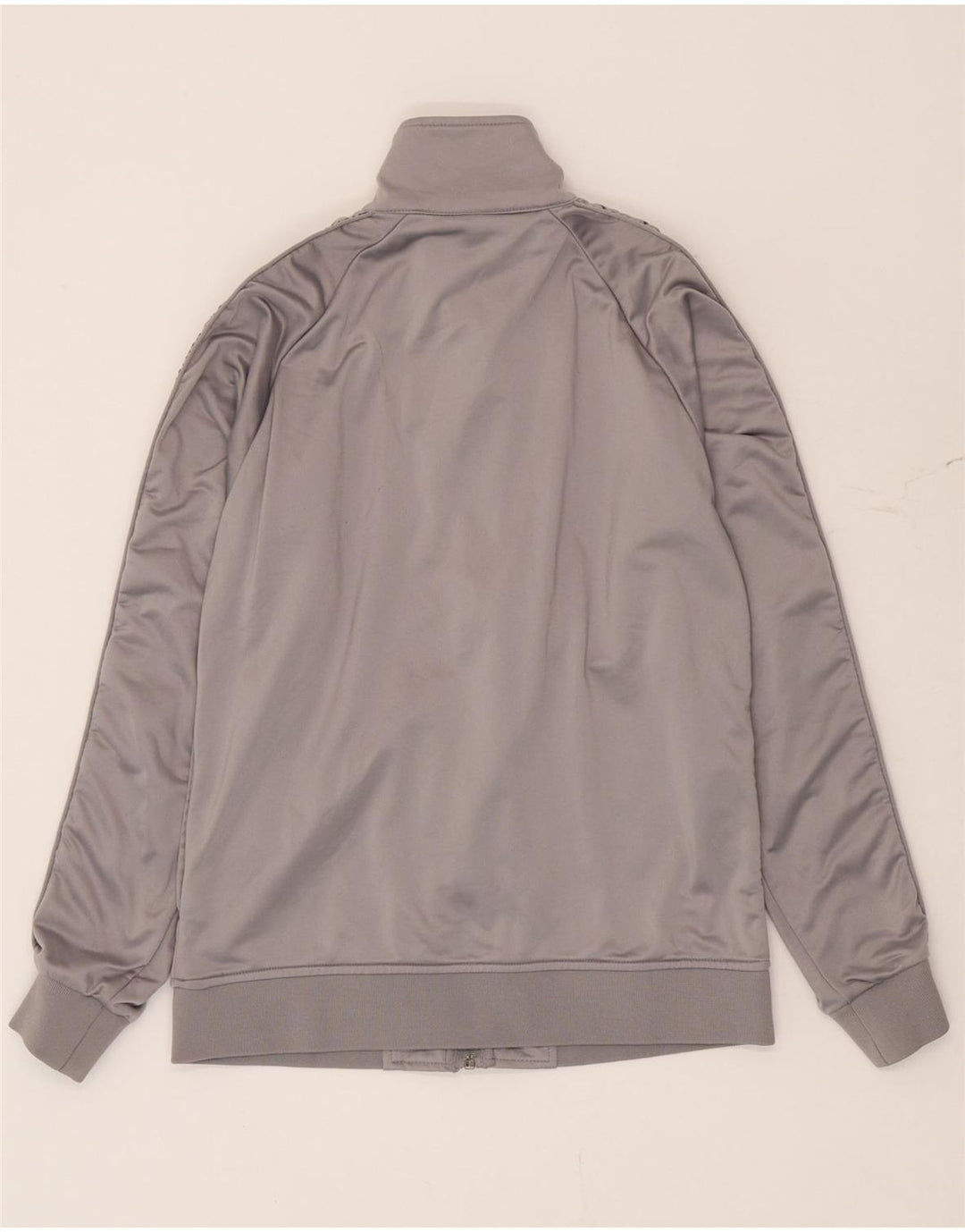 Ανδρική φόρμα φόρμας Kappa γραφικό Top Jacket Μικρό Γκρι Πολυεστέρας