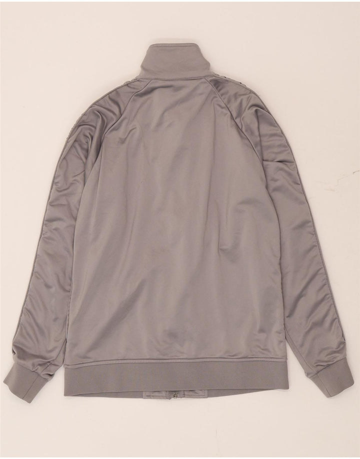 Ανδρική φόρμα φόρμας Kappa γραφικό Top Jacket Μικρό Γκρι Πολυεστέρας