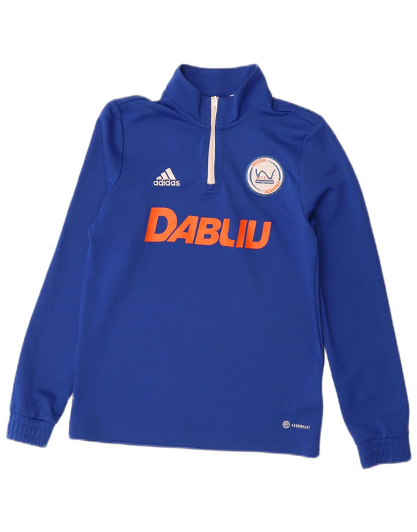 Adidas Boys Dabliu Soccer Academy Graphic Top μακριά μανίκια 11-12 ετών Μπλε