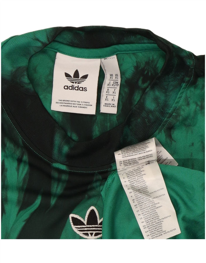 Ανδρικό T-Shirt Adidas Top XS Green Tie Dye Polyester
