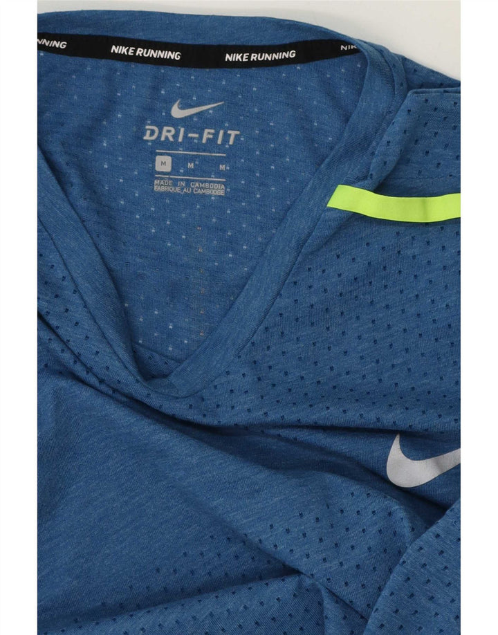 Ανδρικό T-shirt Nike Dri Fit Μπλουζάκι μεσαίο μπλε