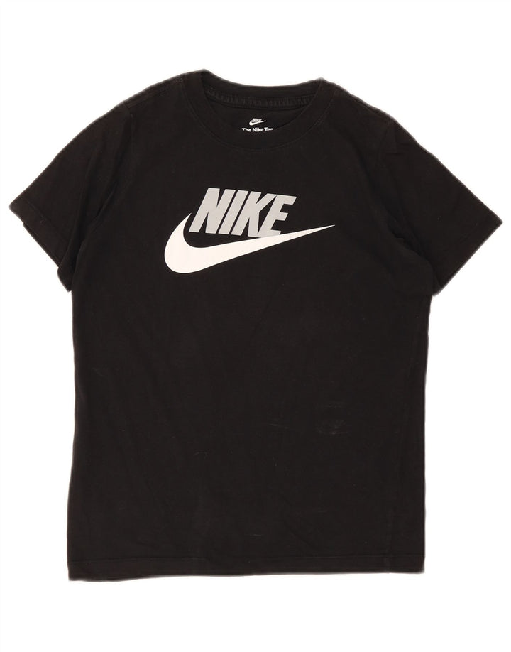 Μπλουζάκι Nike Boys Graphic T-shirt 10-11 ετών, μεσαίο μαύρο βαμβακερό