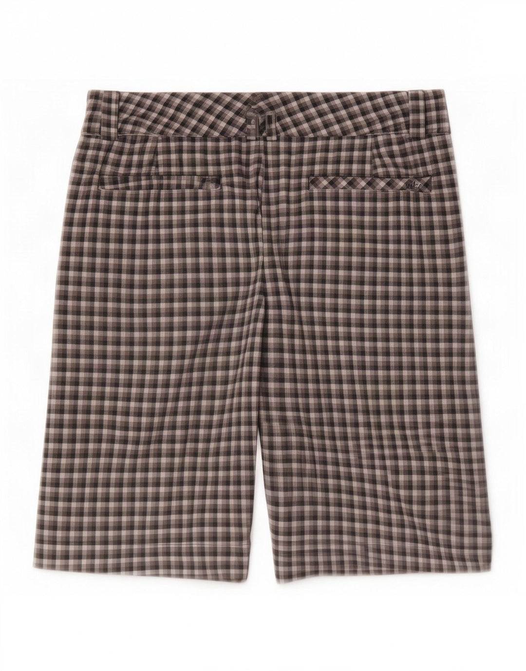 Γυναικείο σορτς Chino Nike Dri Fit UK 14 Medium W32 Grey Check Polyester