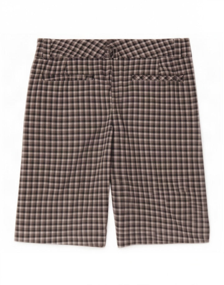 Γυναικείο σορτς Chino Nike Dri Fit UK 14 Medium W32 Grey Check Polyester