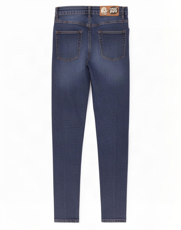 Φτηνό Δευτέρα Γυναικείο Skinny Jeans Small W26 L28 Blue Cotton