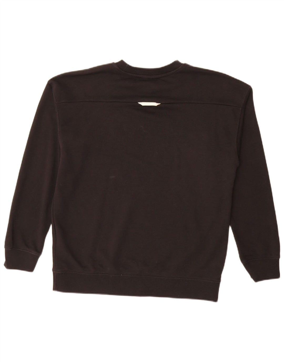 Γυναικείο γραφικό φούτερ ADIDAS Jumper UK 14 μεγάλο μαύρο βαμβακερό