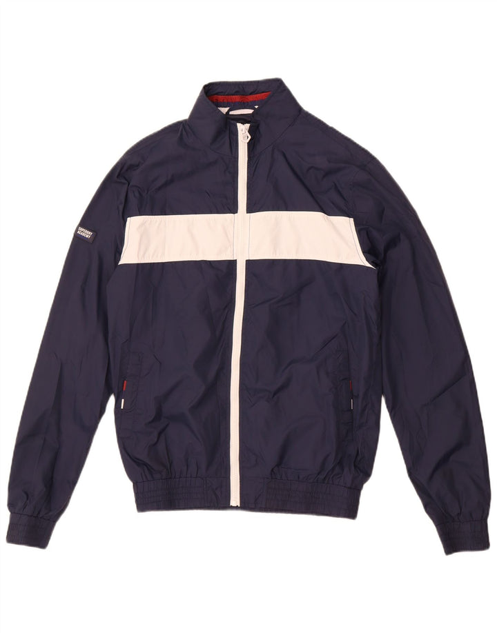 Γυναικεία αθλητική φόρμα Superdry Top Jacket UK 10 Small Navy Blue Colourblock